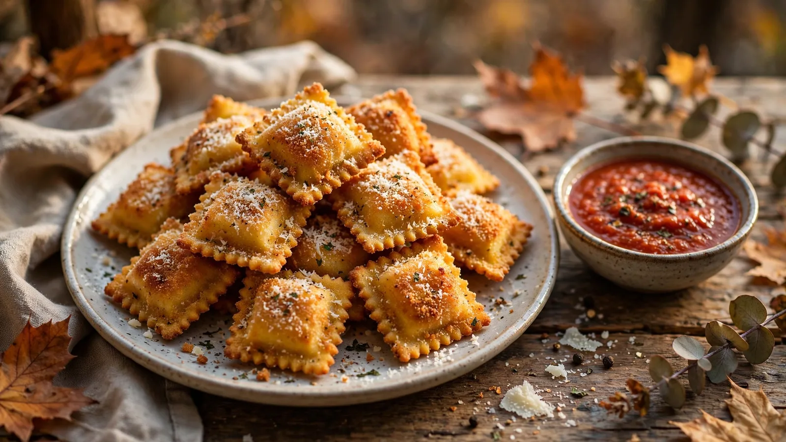 Baked Ravioli Bites Lunch Box
