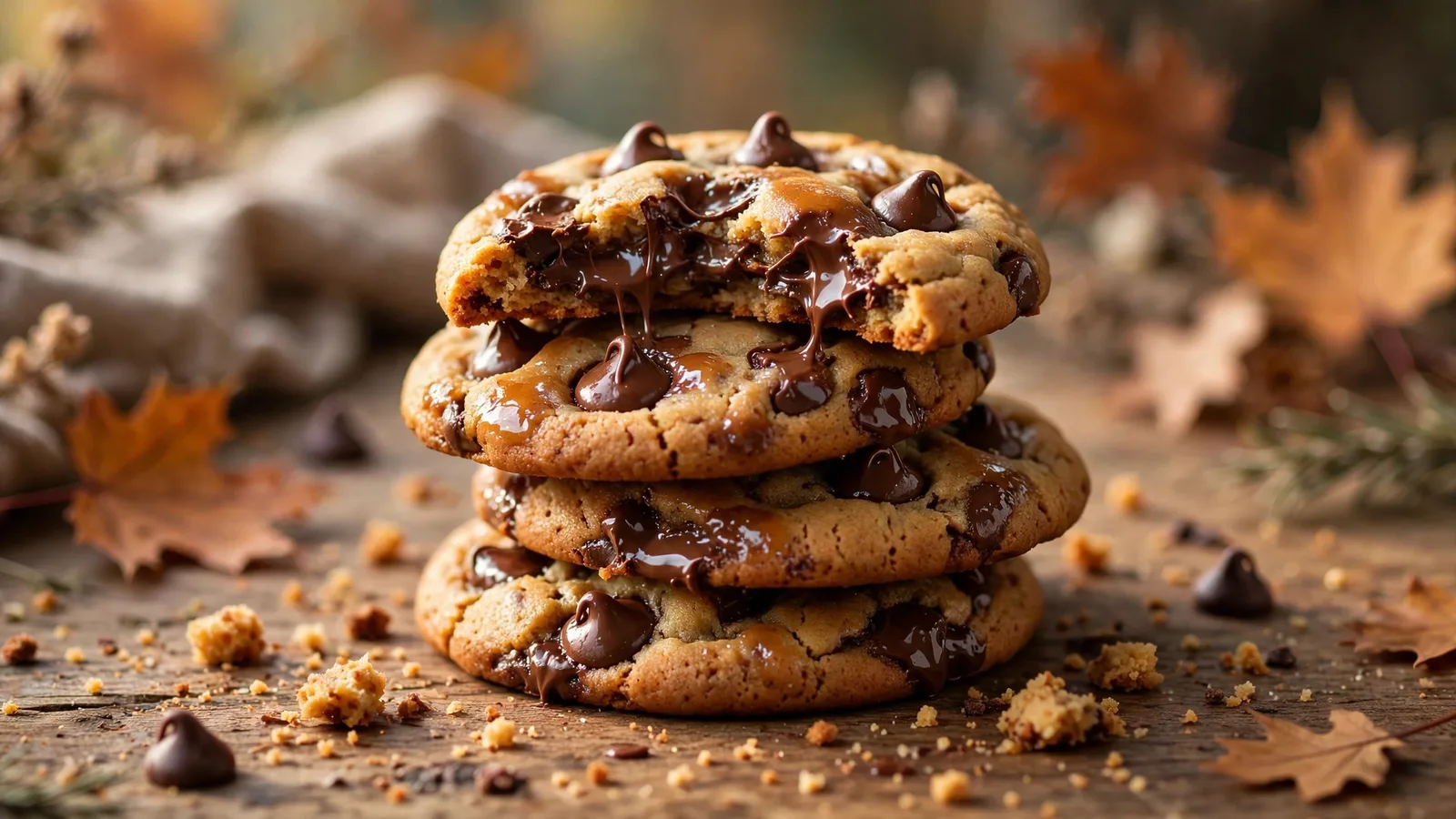 Chocolate & Butterscotch Brown Butter Cookies