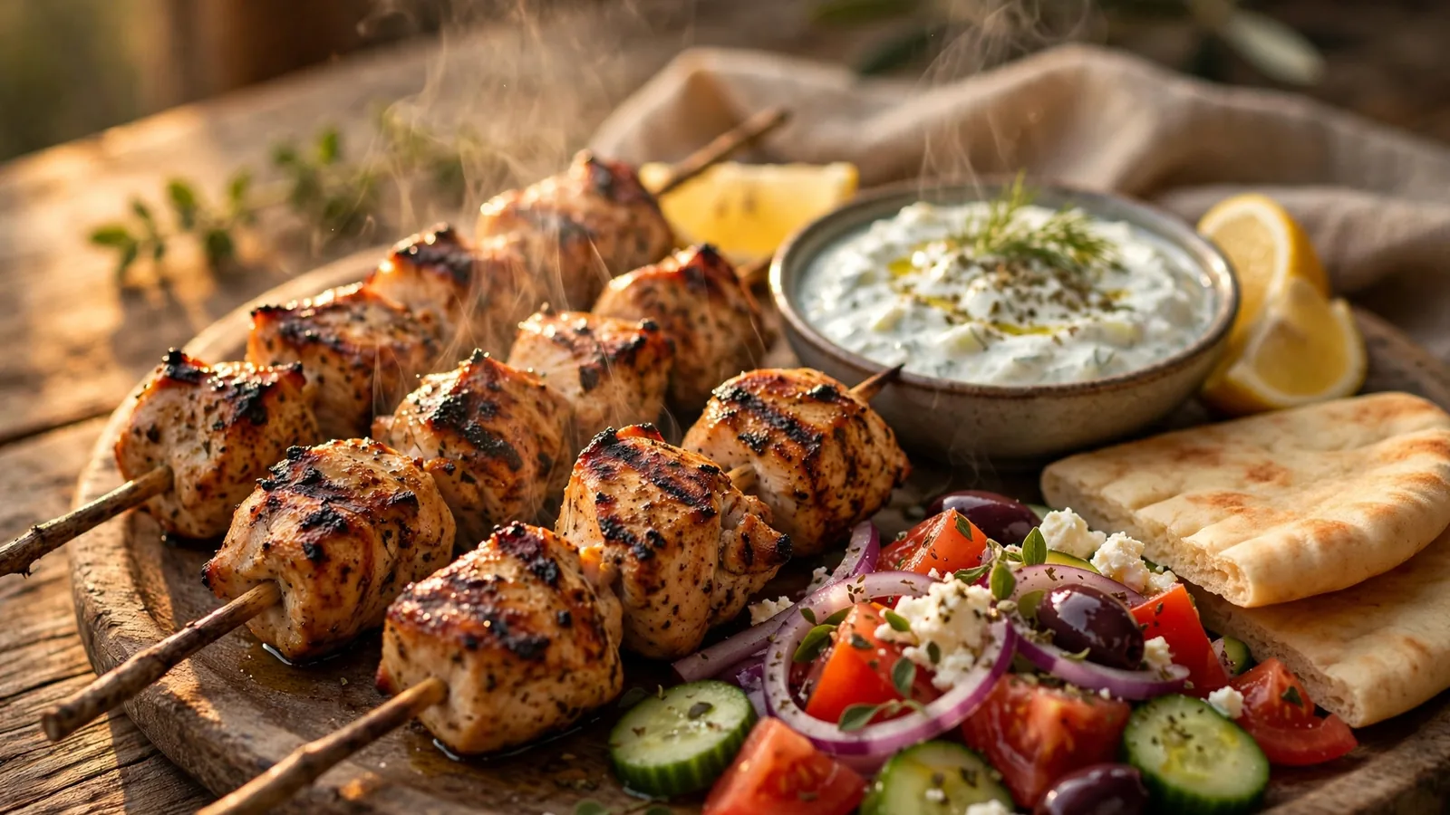 Chicken Souvlaki Skewers