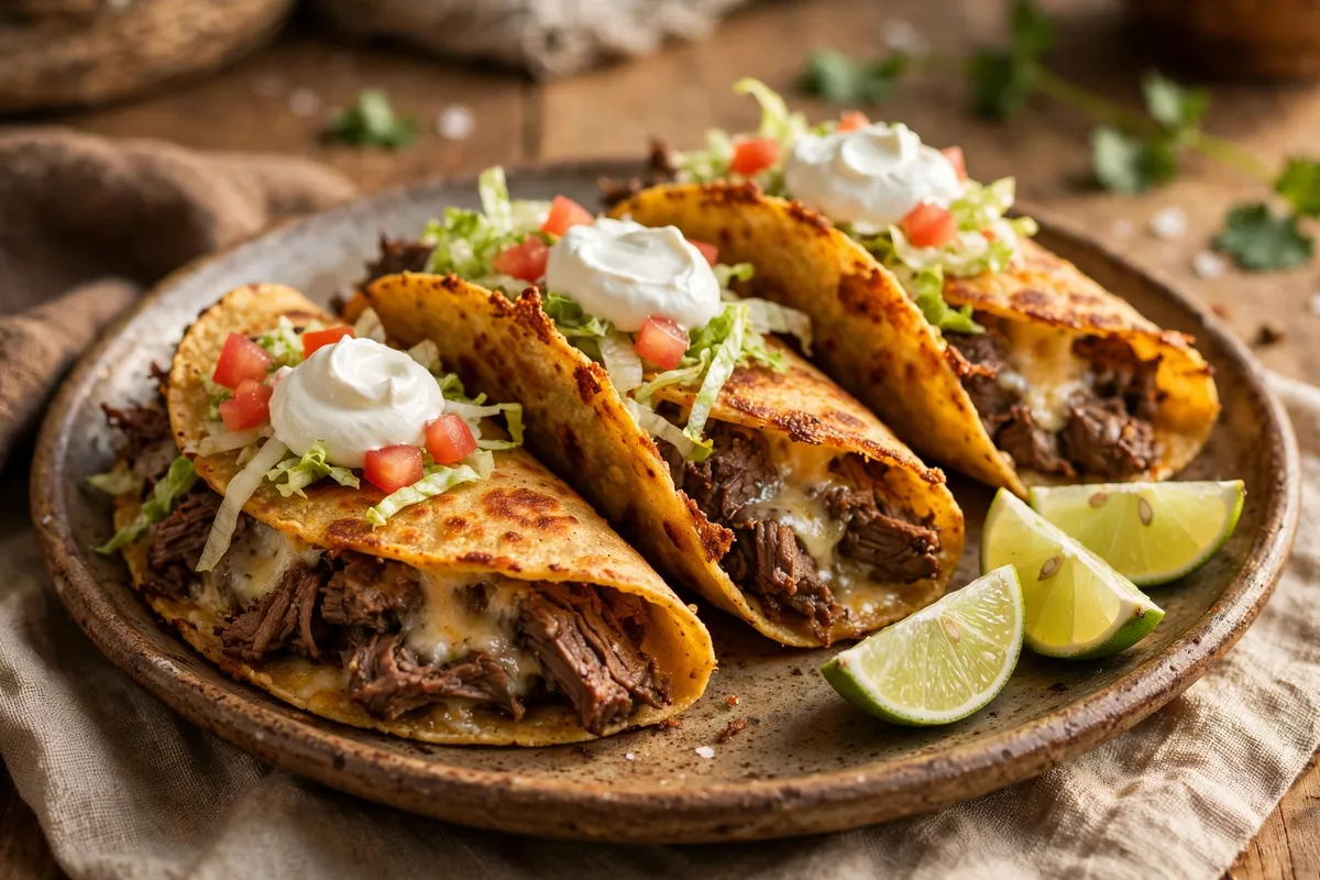 Crispy Chipotle Beef Tacos