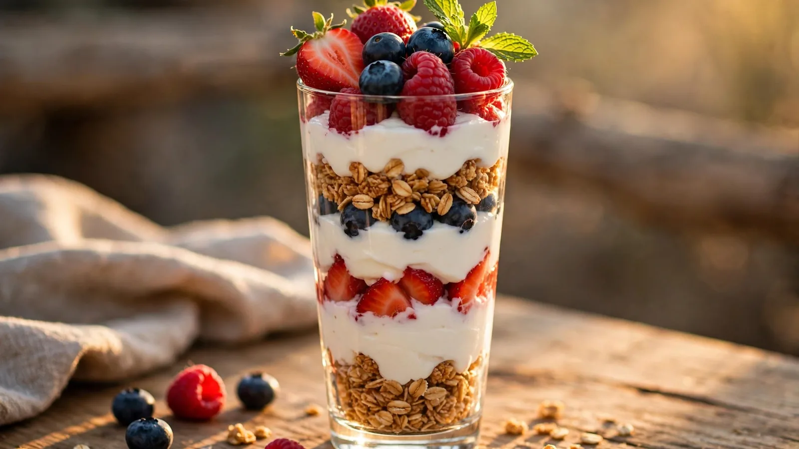 Greek Yogurt Berry Parfait