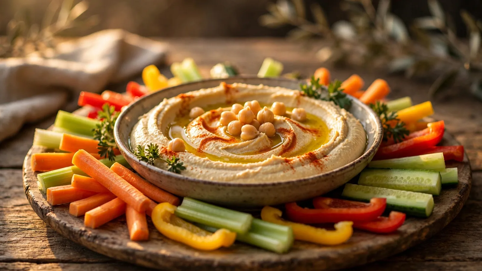 Hummus with Crudites