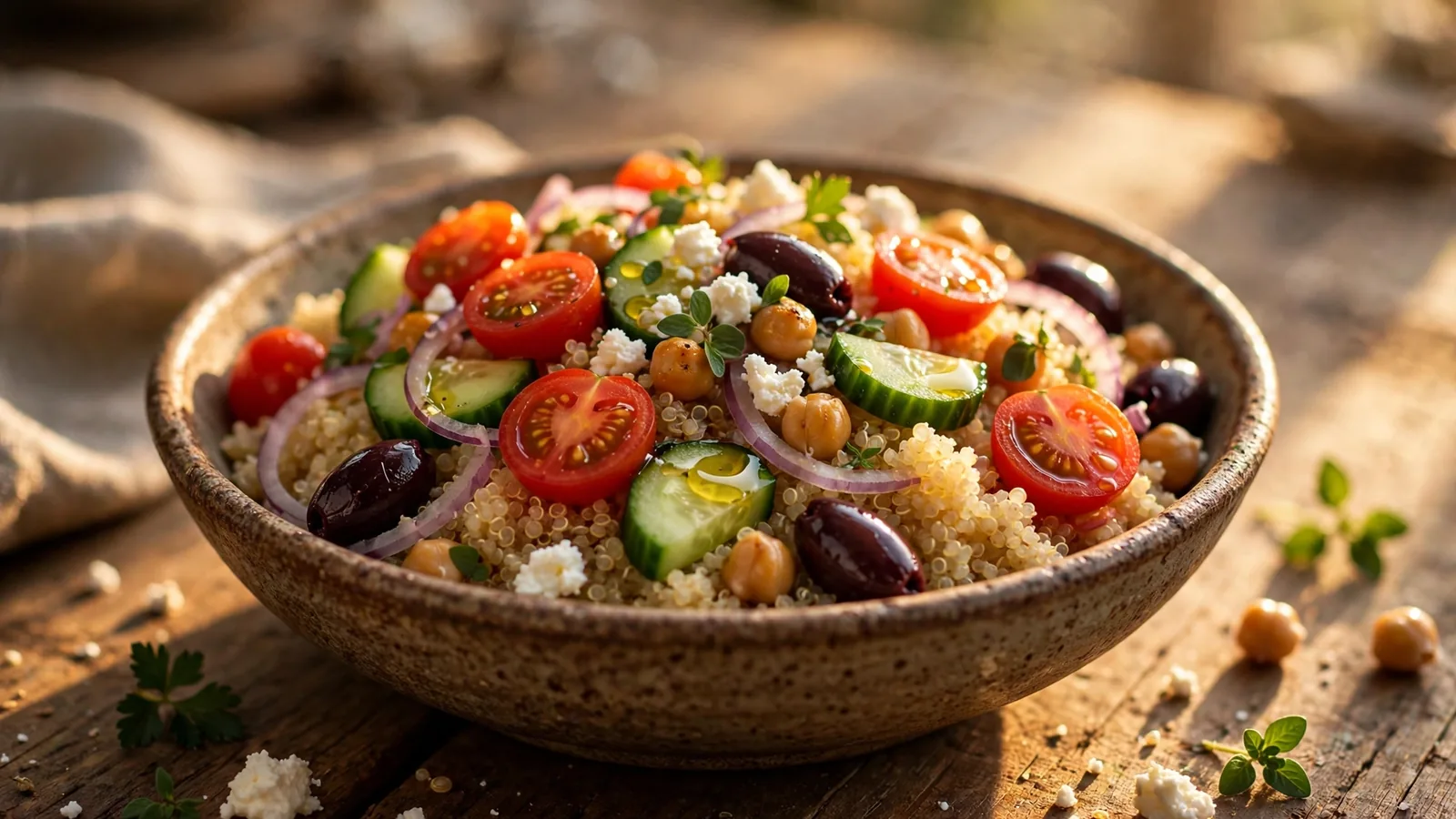 Mediterranean Quinoa Bowl