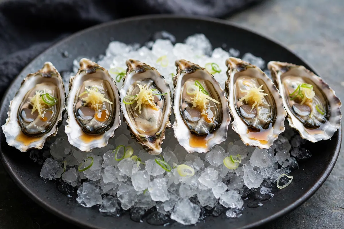 Ponzu-Ginger Oysters