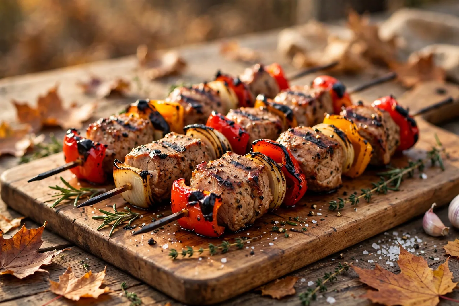 Pork Tenderloin & Veggie Kabobs