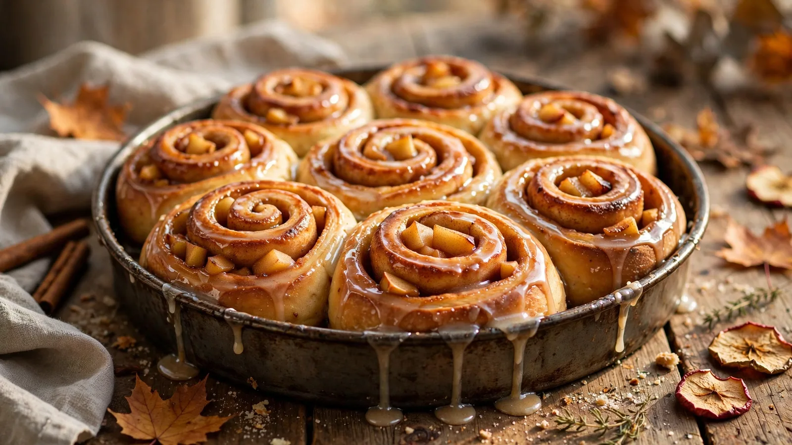 Tortilla Apple-Cinnamon Rolls