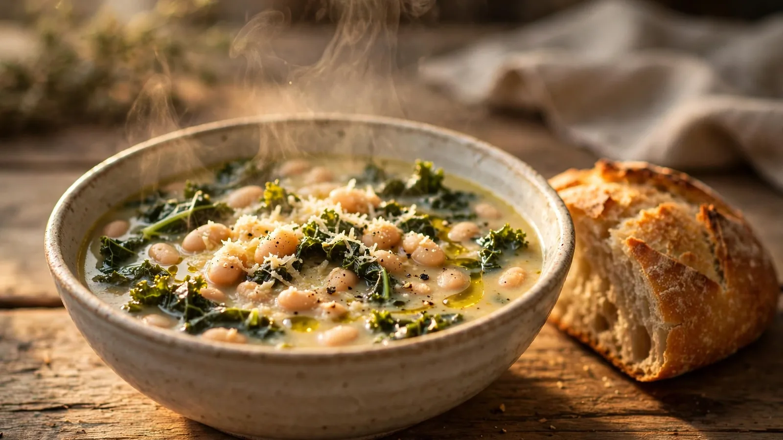 White Bean & Kale Soup